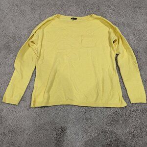 Talbots‎ Yellow Wool Cashmere Sweater Medium Petite